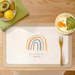Load image into Gallery viewer, SWANCOCO Textile place mats Wipeable Faux Leather Insulation Pad for Dining Room Coaster 30*45 cm 1 Pack