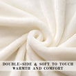 Load image into Gallery viewer, SWANCOCO Baby blankets/Lap blankets/Lap rugs Cream White 1 pack