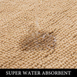 Load image into Gallery viewer, Absorbent Chenille Dog Doormat Soft Shaggy Non-Skid Bathroom Bath Rugs Durable, Camel, 20 x 32 Inches