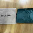 Load image into Gallery viewer, SWANCOCO Natural Linen Semi Elegant Grommet Top Sheer Curtains Dark Green, (52X84 Inch) 2 Panels