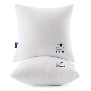 High Support Pillow Forms Throw Pillow Inserts White 18x18-Inch
