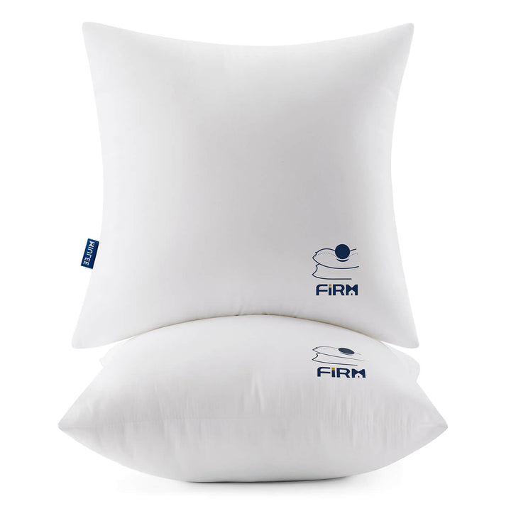 High Support Pillow Forms Throw Pillow Inserts White 18x18-Inch