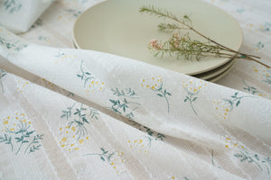 SWANCOCO Cloth doilies/Textile tablecloths White, 140×180cm