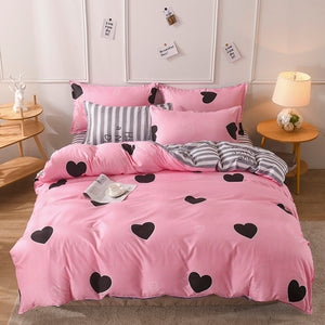 SWANCOCO Bed linen/Cot sheets/Quilt covers 4-Piece