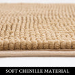 Load image into Gallery viewer, Absorbent Chenille Dog Doormat Soft Shaggy Non-Skid Bathroom Bath Rugs Durable, Camel, 20 x 32 Inches
