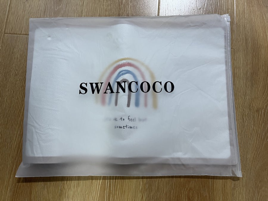 SWANCOCO Textile place mats Wipeable Faux Leather Insulation Pad for Dining Room Coaster 30*45 cm 1 Pack