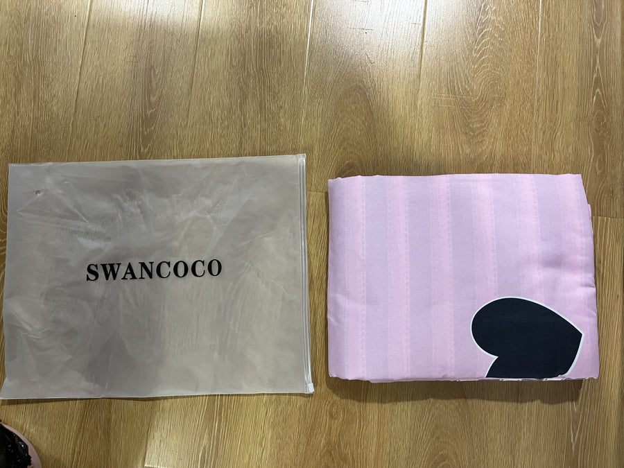 SWANCOCO Bed linen/Cot sheets/Quilt covers 4-Piece