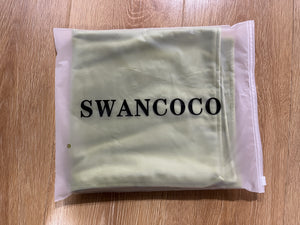 SWANCOCO Velvet Throw Pillow Covers Square Cushion Covers 2 Pack