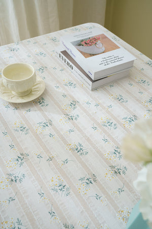 SWANCOCO Cloth doilies/Textile tablecloths White, 140×180cm