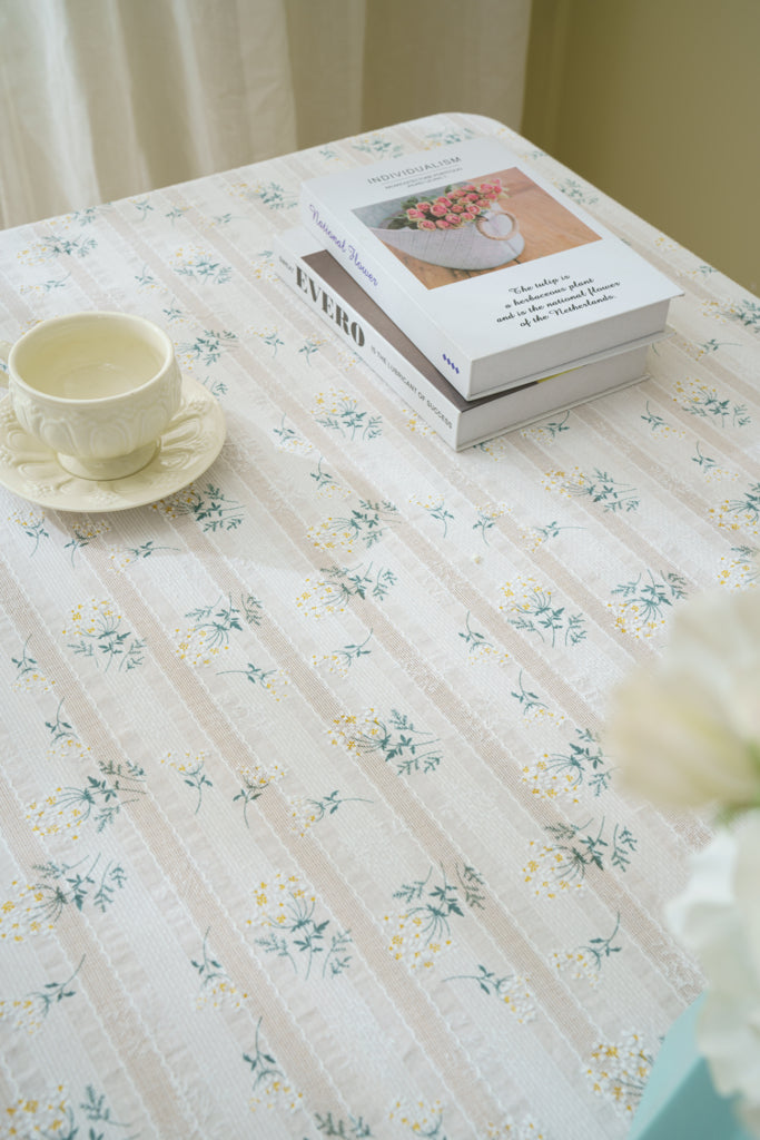 SWANCOCO Cloth doilies/Textile tablecloths White, 140×180cm