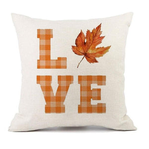 Fall Plaid Cushion Covers 4 Pack