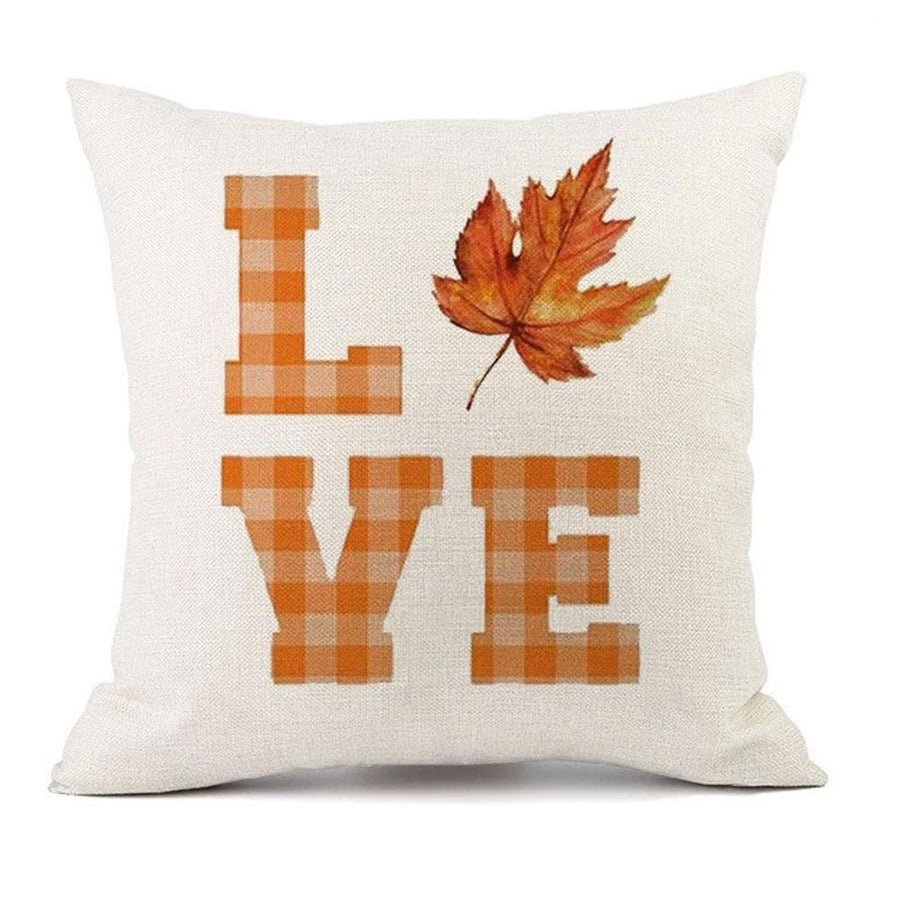 Fall Plaid Cushion Covers 4 Pack