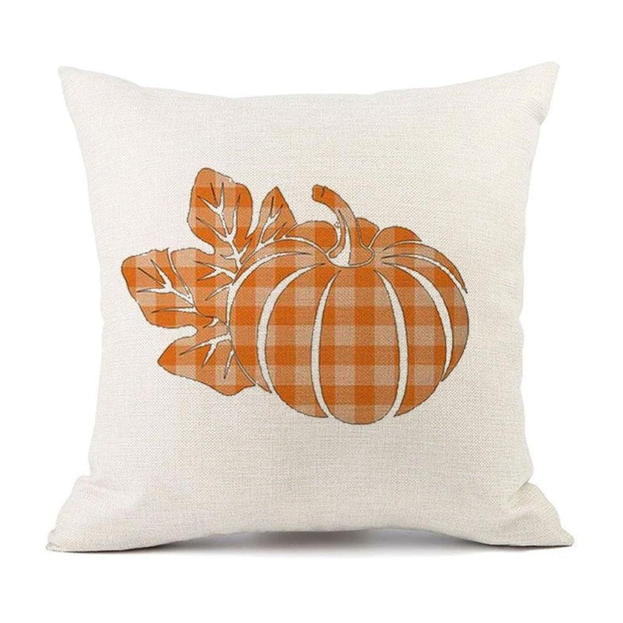 Fall Plaid Cushion Covers 4 Pack