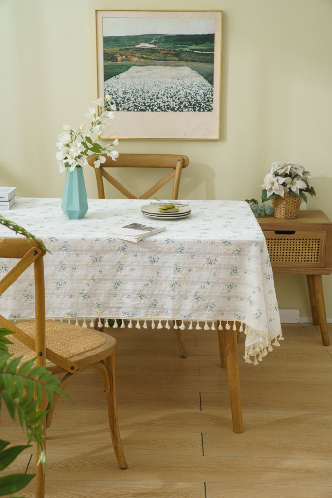 SWANCOCO Cloth doilies/Textile tablecloths White, 140×180cm