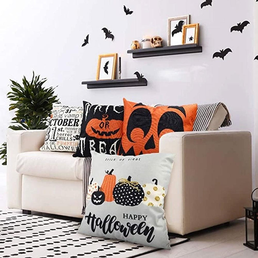 Halloween Time Cushion Covers 4 Pack