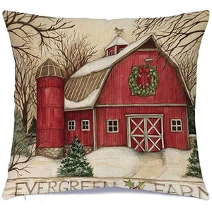 Holiday Time Cushion Covers 4 Pack