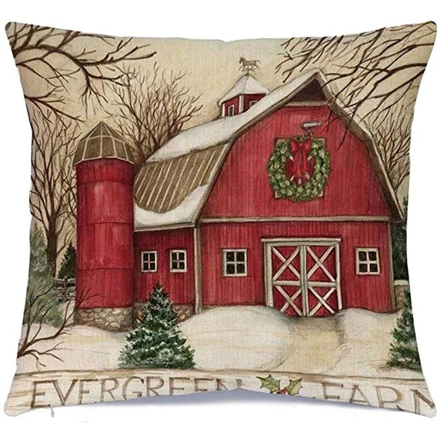 Holiday Time Cushion Covers 4 Pack